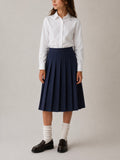 Girls Classic Point Collar Shirt