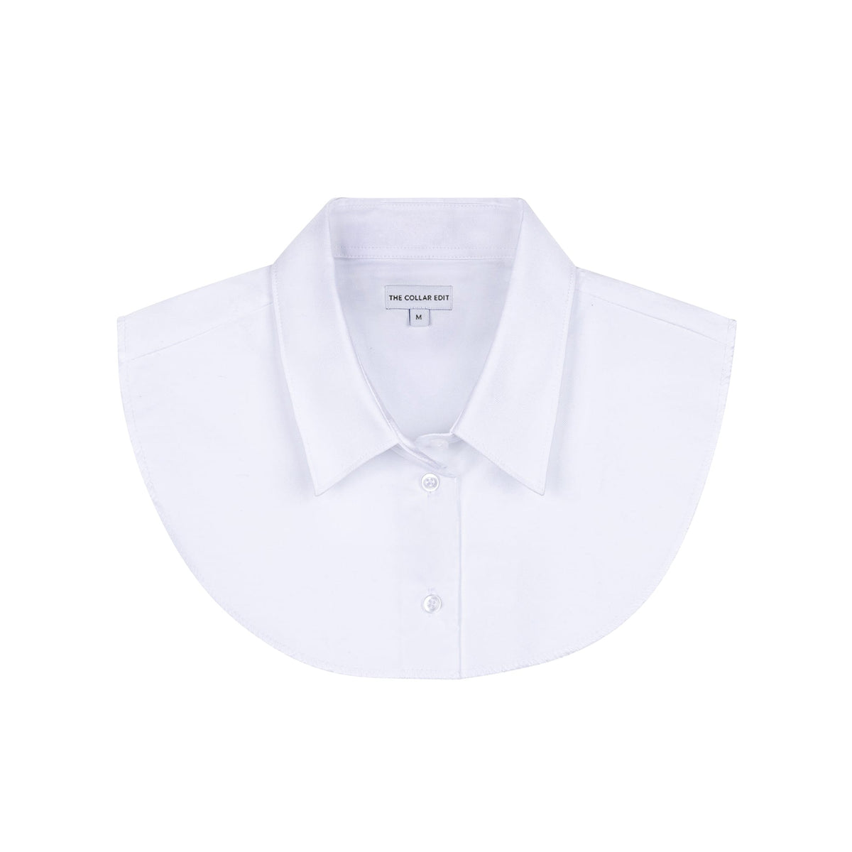 Round Collared White Twill Point & Round Collar – My Store