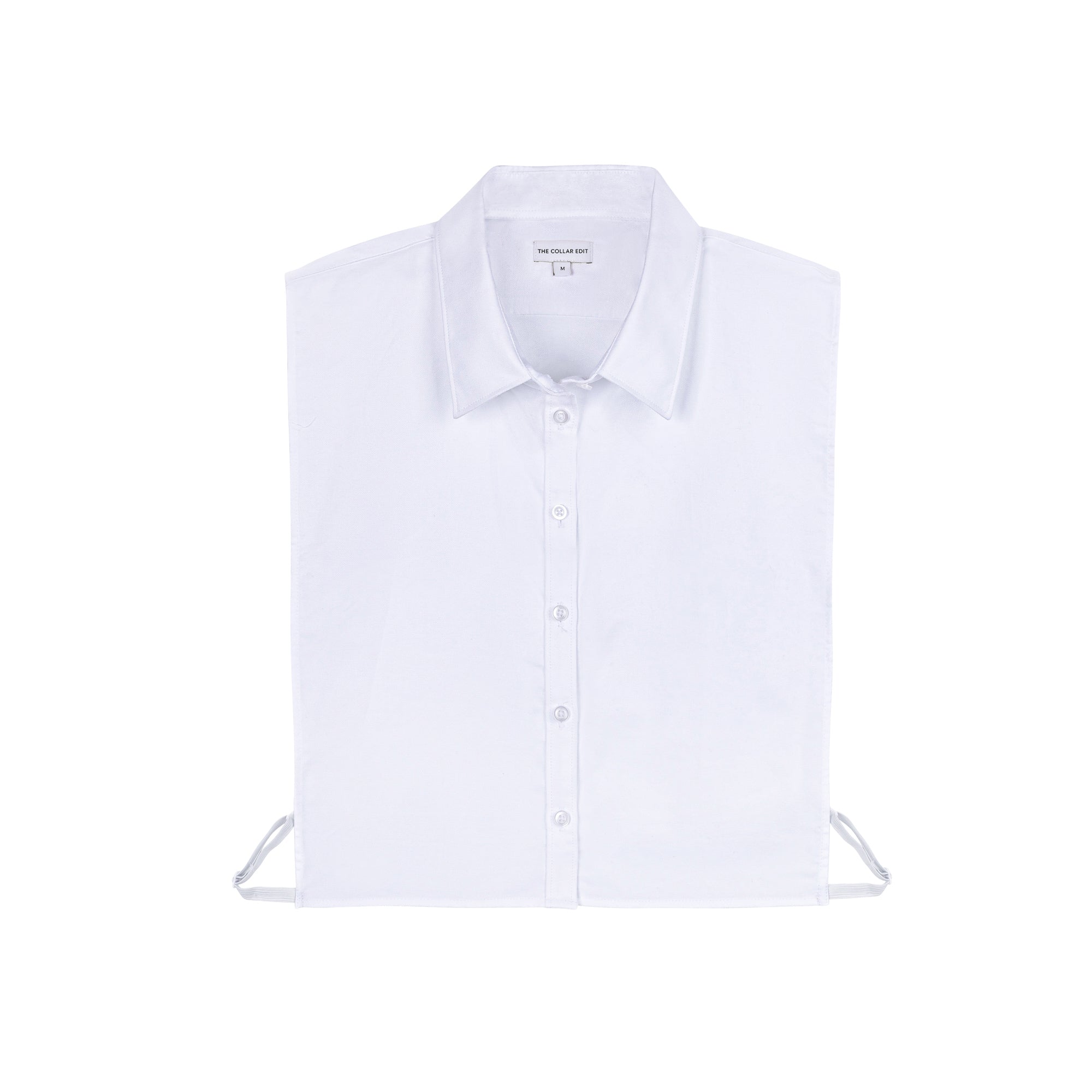 White Twill Point Collar Dickie