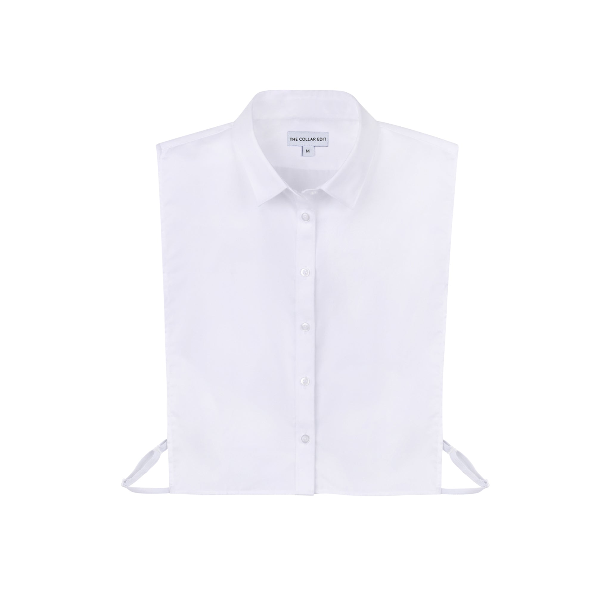White Twill Point Collar Dickie
