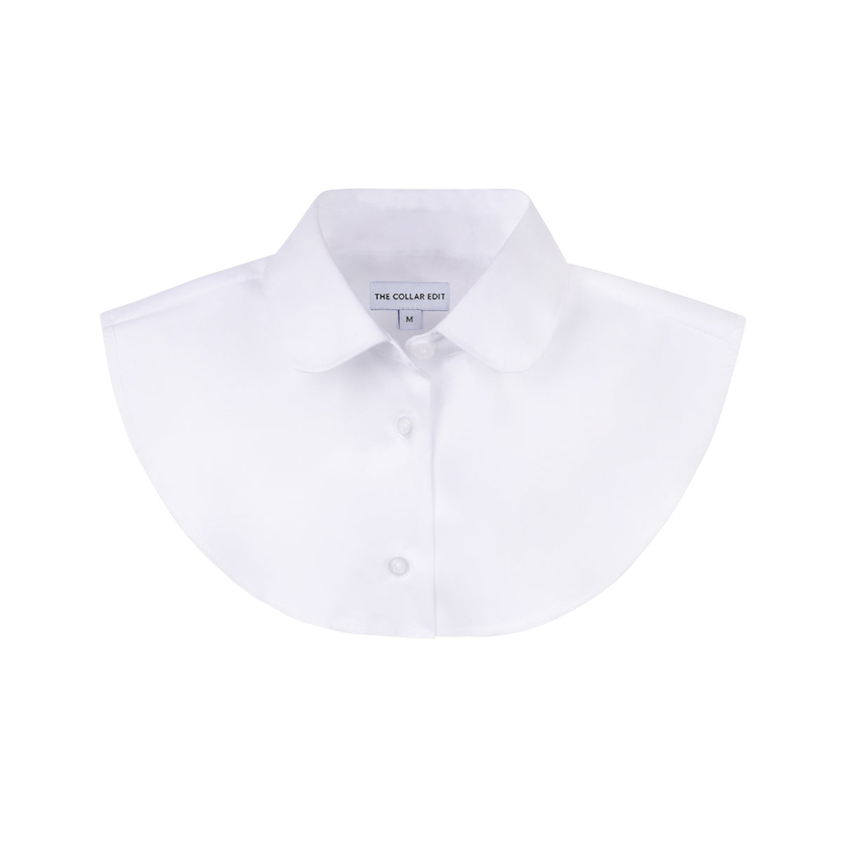 Round Collared White Twill Point & Round Collar – My Store